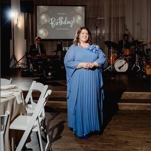 SHEIN elegant A-line maxi dress, size 3X